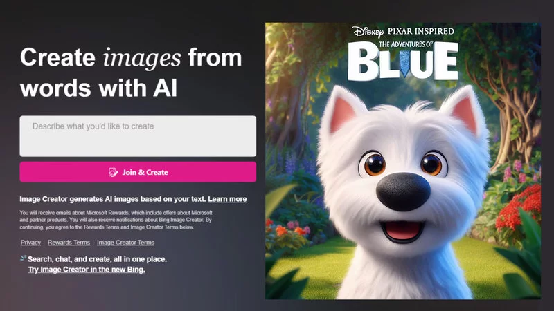 a dog poster made on image creator; How to Make Disney Pixar AI Posters: The Magical Design Journey?