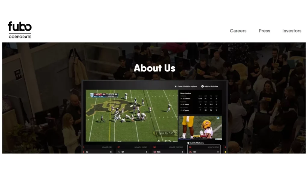 Fubo TV; Sportsurge Alternatives