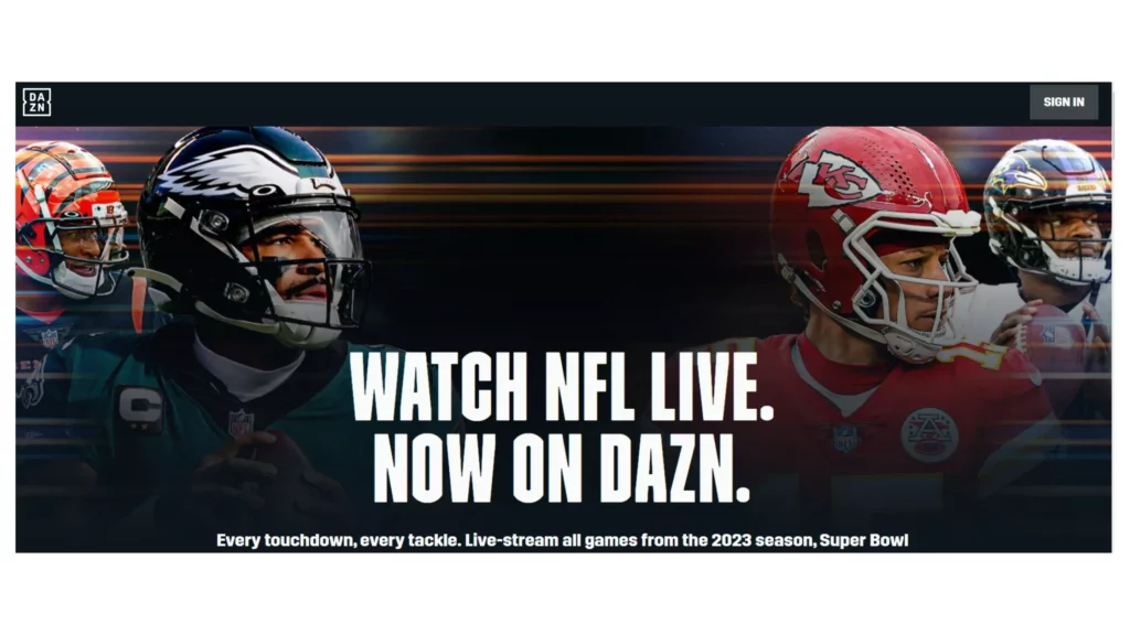 DAZN; Sportsurge Alternatives